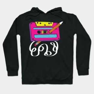 rewind cassette tape walkman Hoodie